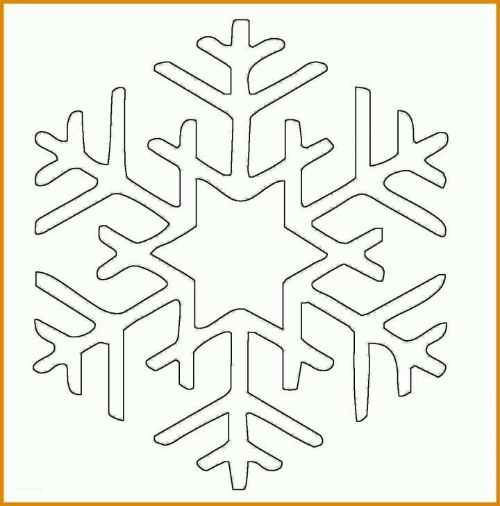 Vorlage Schneeflocke Schneeflocke19